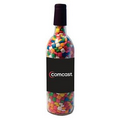 Candy Filled Glass Wine Bottle w/ Gum